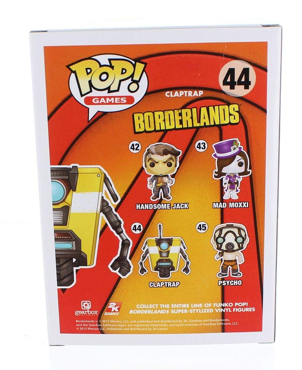 Funko Pop ゲームズ ボーダーランズ クラップトラップ フィギュア Amazon.com: Funko POP Games: Borderlands Clap Trap Action Figure